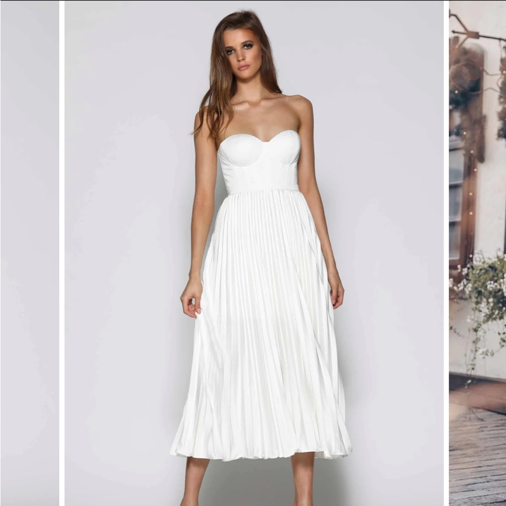 Jaus Milan white dress size small/4